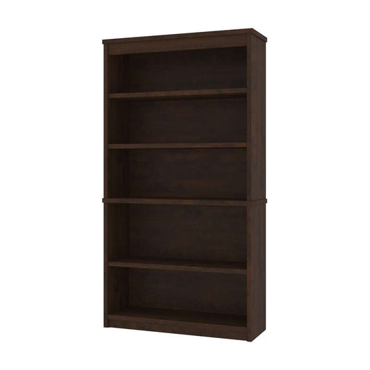Bestar - Universel 36W Bookcase in Chocolate - 44700-69 veiw 1