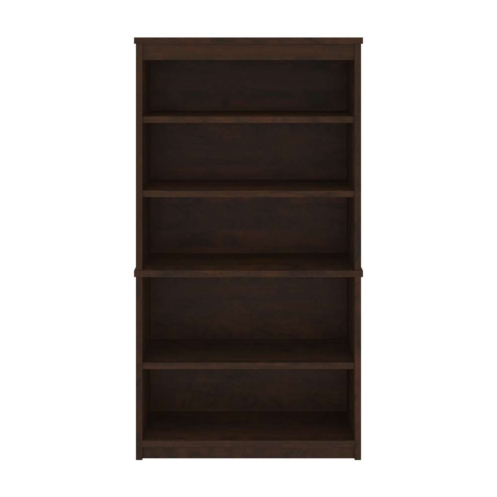 Bestar - Universel 36W Bookcase in Chocolate - 44700-69 veiw 3