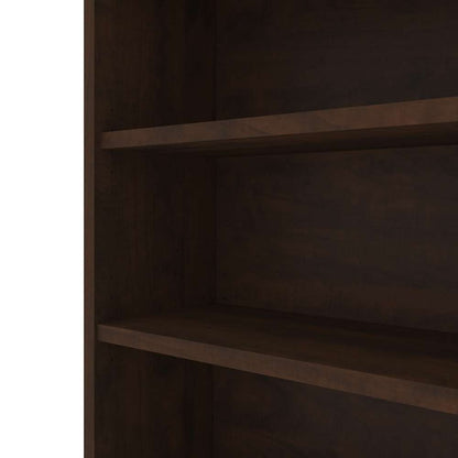 Bestar - Universel 36W Bookcase in Chocolate - 44700-69 veiw 11