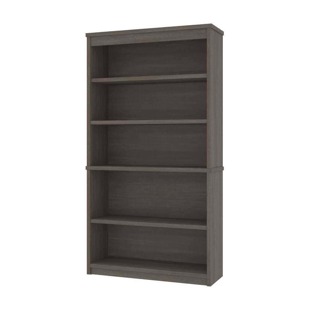 Bestar - Universel 36W Bookcase in Bark Grey - 44700-47 view 1