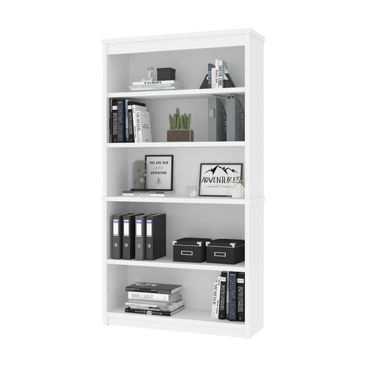Bestar - Universel 36W Bookcase in White - 44700-17 veiw 2