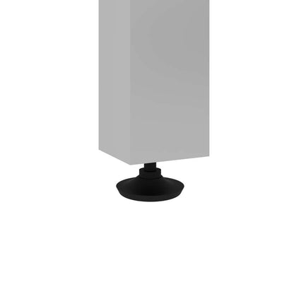 Bestar - Universel Four 48W X 24D Table Desks with Square Metal Legs in Black - 65900-000018 veiw 9