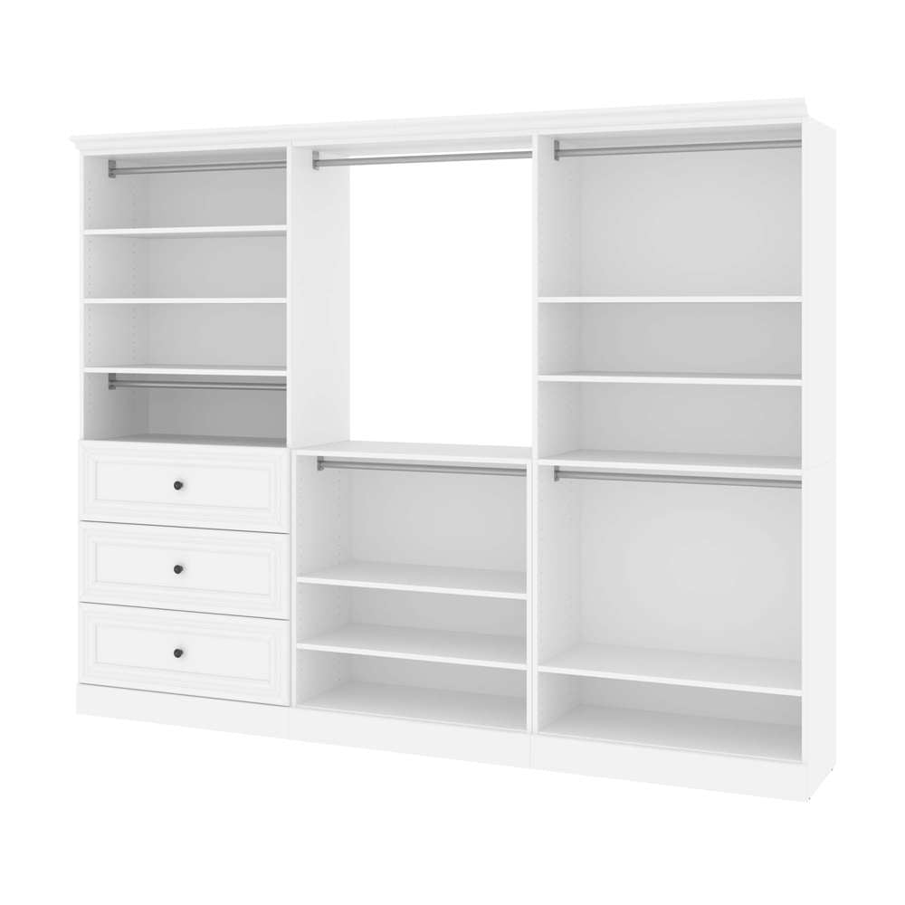 Bestar - Versatile 108in Closet Organizer in White - 40852-17 veiw 1