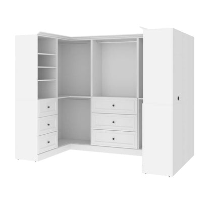 Bestar - Versatile 108W U-Shaped Walk-In Closet Organizer in White - 40875-17 veiw 1