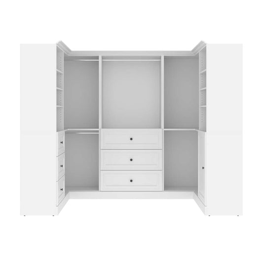 Bestar - Versatile 108W U-Shaped Walk-In Closet Organizer in White - 40875-17 veiw 2