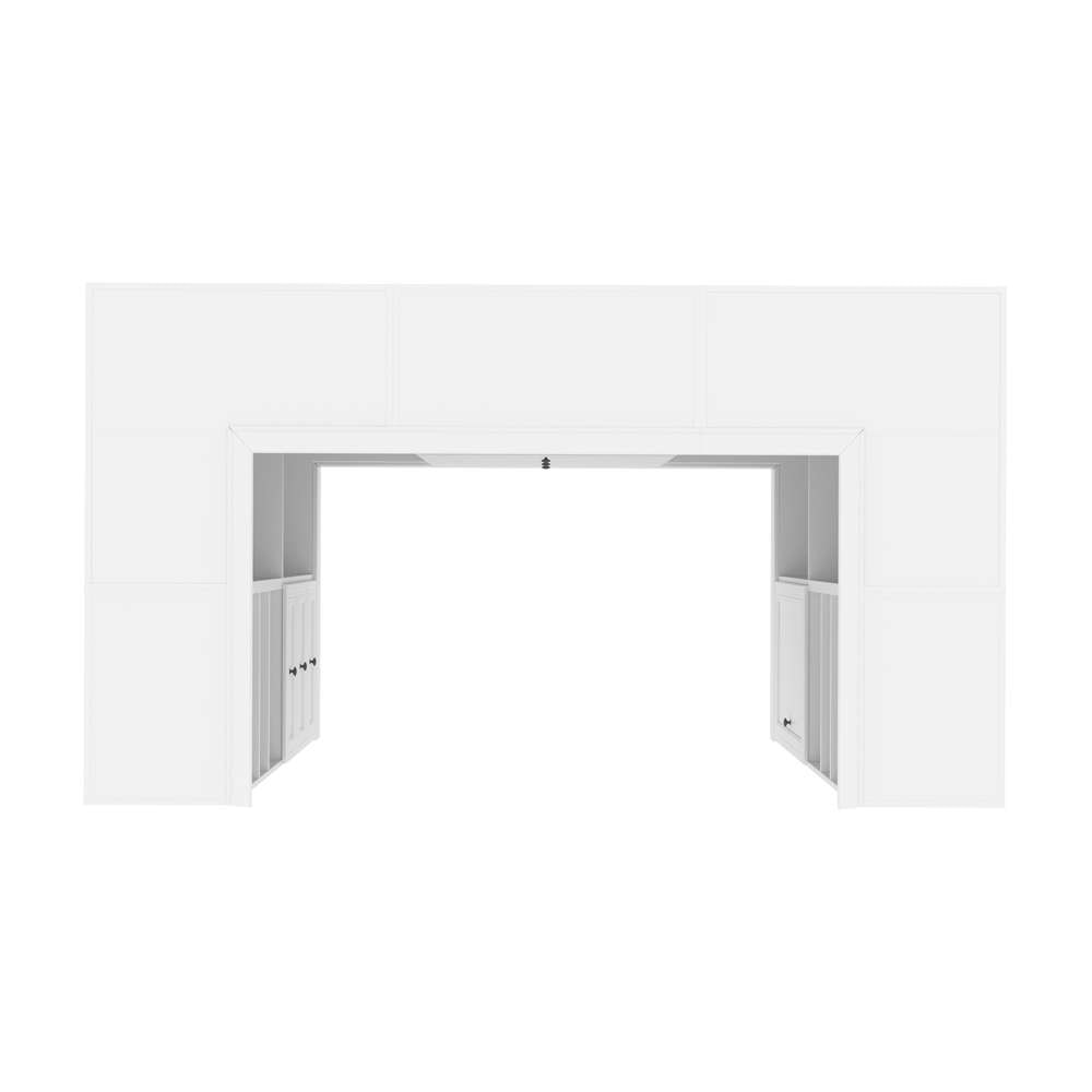 Bestar - Versatile 108W U-Shaped Walk-In Closet Organizer in White - 40875-17 veiw 5