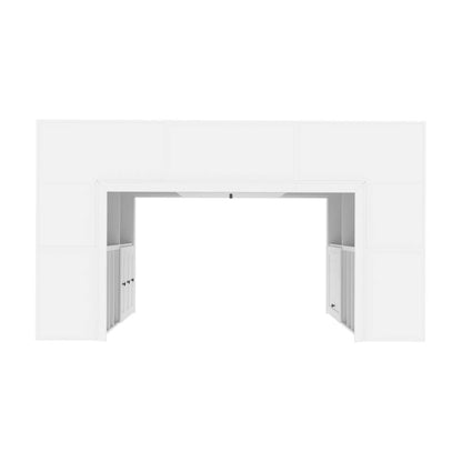 Bestar - Versatile 108W U-Shaped Walk-In Closet Organizer in White - 40875-17 veiw 5