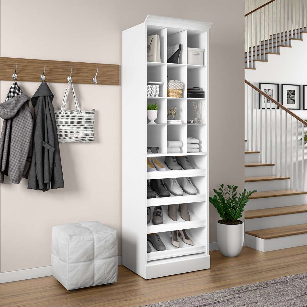 Bestar - Versatile 25 Closet Organizer in White - 40164-17 veiw 3