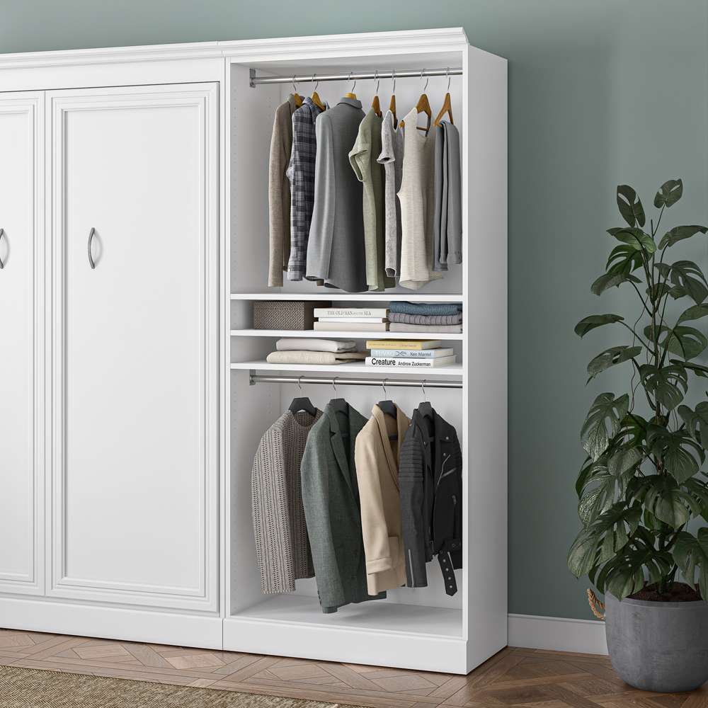 Bestar - Versatile 36in Closet Organizer in White - 40160-000017 veiw 6