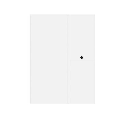 Bestar - Versatile 61 Closet Organizer with Drawers and Door in White - 40874-17 veiw 3