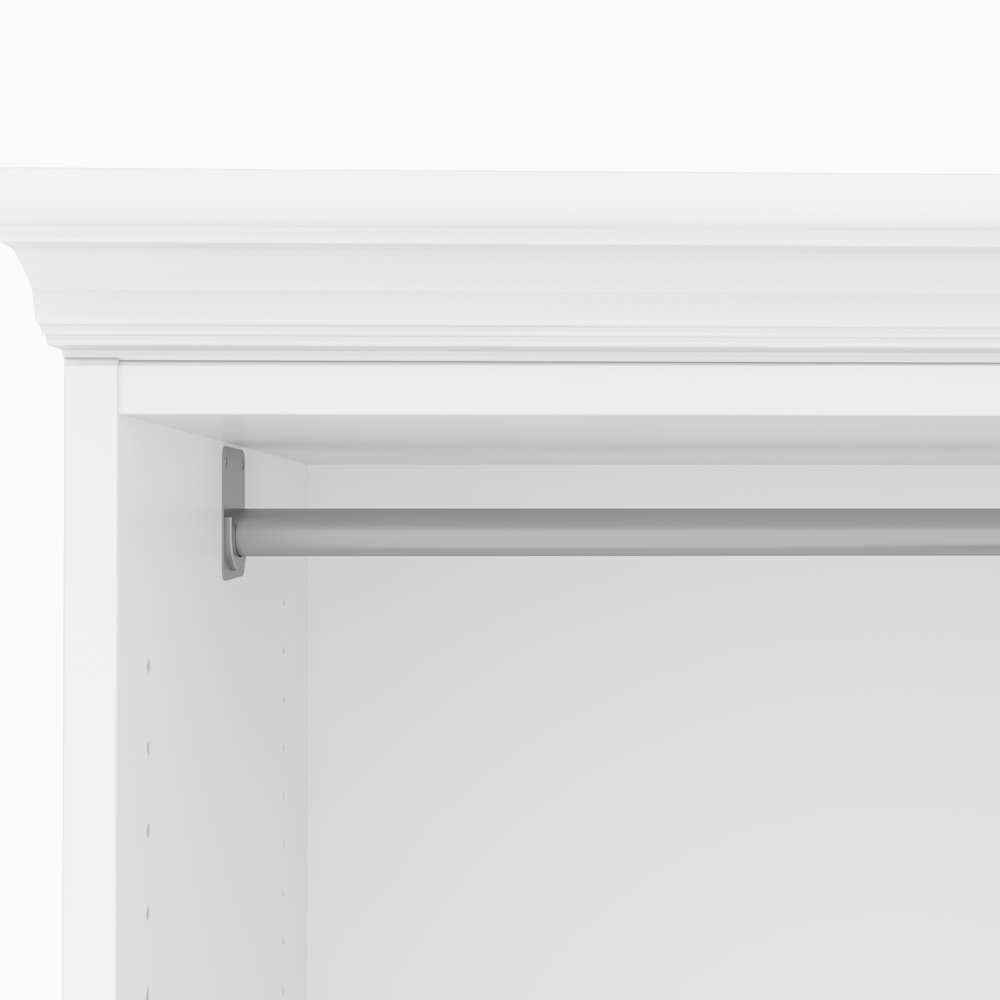 Bestar - Versatile 61 Closet Organizer with Drawers in White - 40870-17 veiw 10