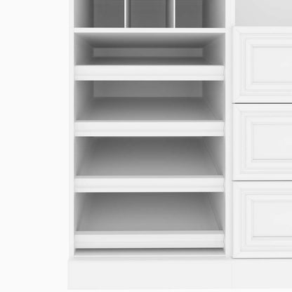 Bestar - Versatile 61 Closet Organizer with Storage Cubbies and Drawers in White - 40851-1417 veiw 10