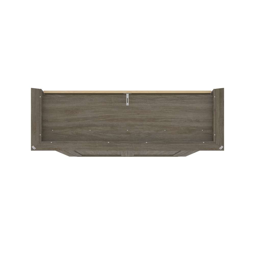 Bestar - Versatile 64W Full Murphy Bed in Walnut Grey - 42183-000035 veiw 5