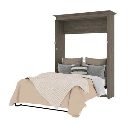 Bestar - Versatile 64W Full Murphy Bed in Walnut Grey - 42183-000035 veiw 7