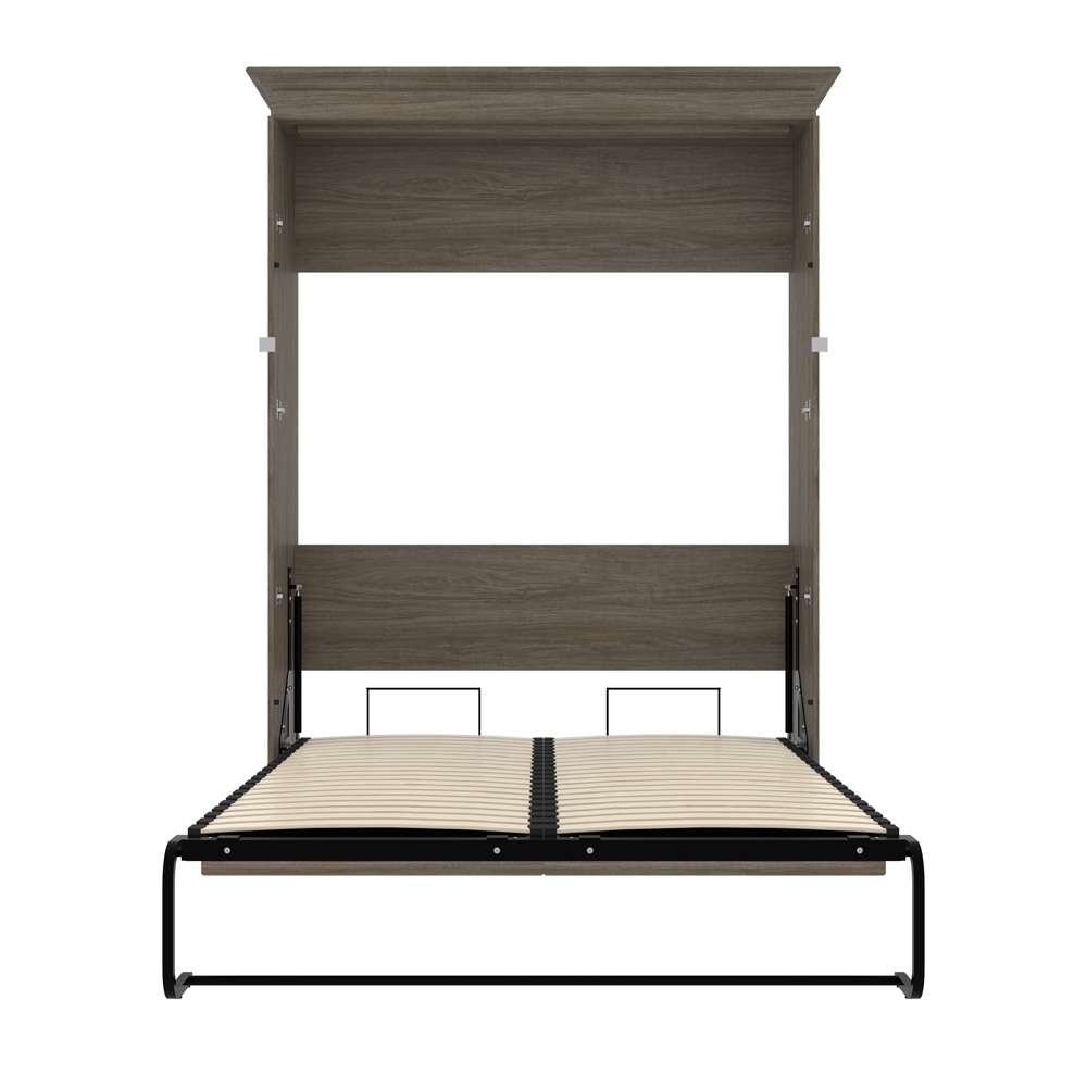 Bestar - Versatile 64W Full Murphy Bed in Walnut Grey - 42183-000035 veiw 8