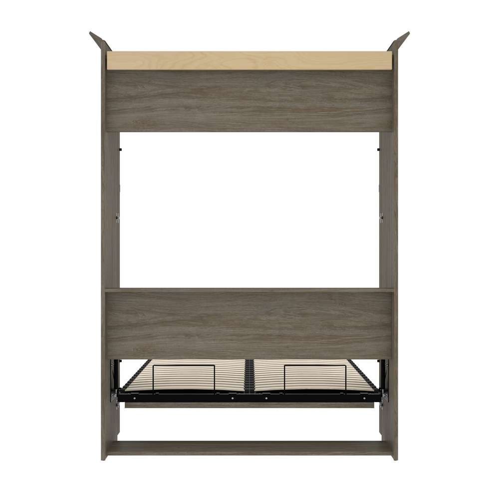 Bestar - Versatile 64W Full Murphy Bed in Walnut Grey - 42183-000035 veiw 10