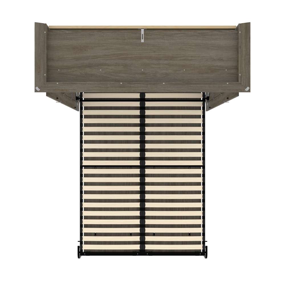 Bestar - Versatile 64W Full Murphy Bed in Walnut Grey - 42183-000035 veiw 11