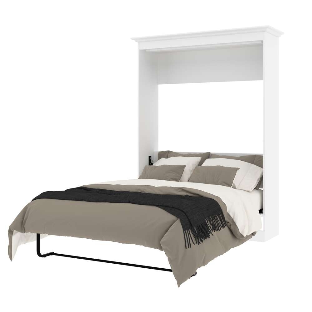 Bestar - Versatile 64W Full Murphy Bed in White - 40183-17 veiw 7