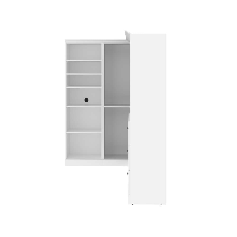 Bestar - Versatile 90W Walk-In Closet Organizer in White - 40854-17 veiw 4