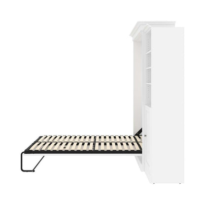 Bestar - Versatile 93W Queen Murphy Bed and Storage Cabinet (92W) in White - 40882-17 veiw 10