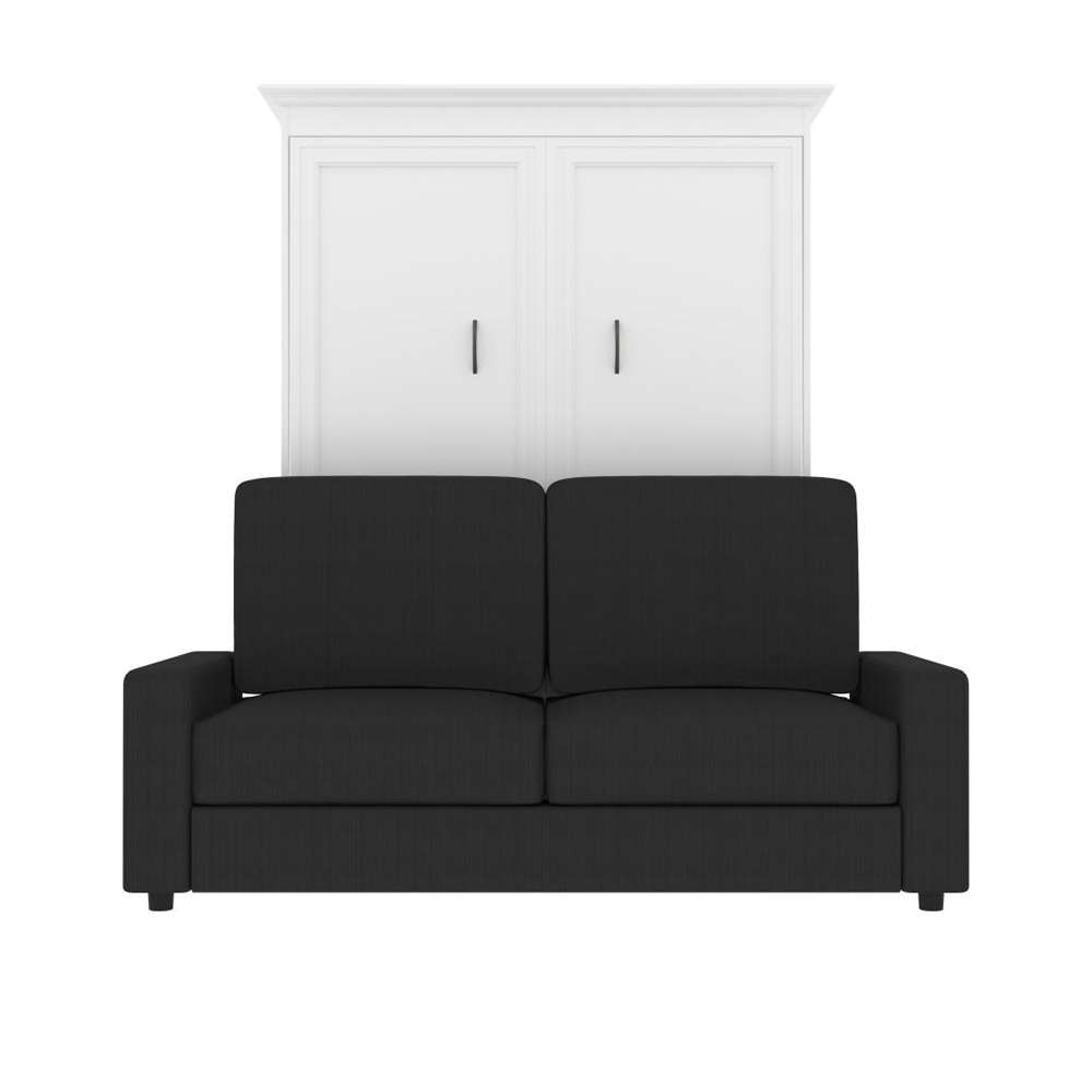 Bestar - Versatile Full Murphy Bed with Sofa (73W) in White - 40720-000017 veiw 4