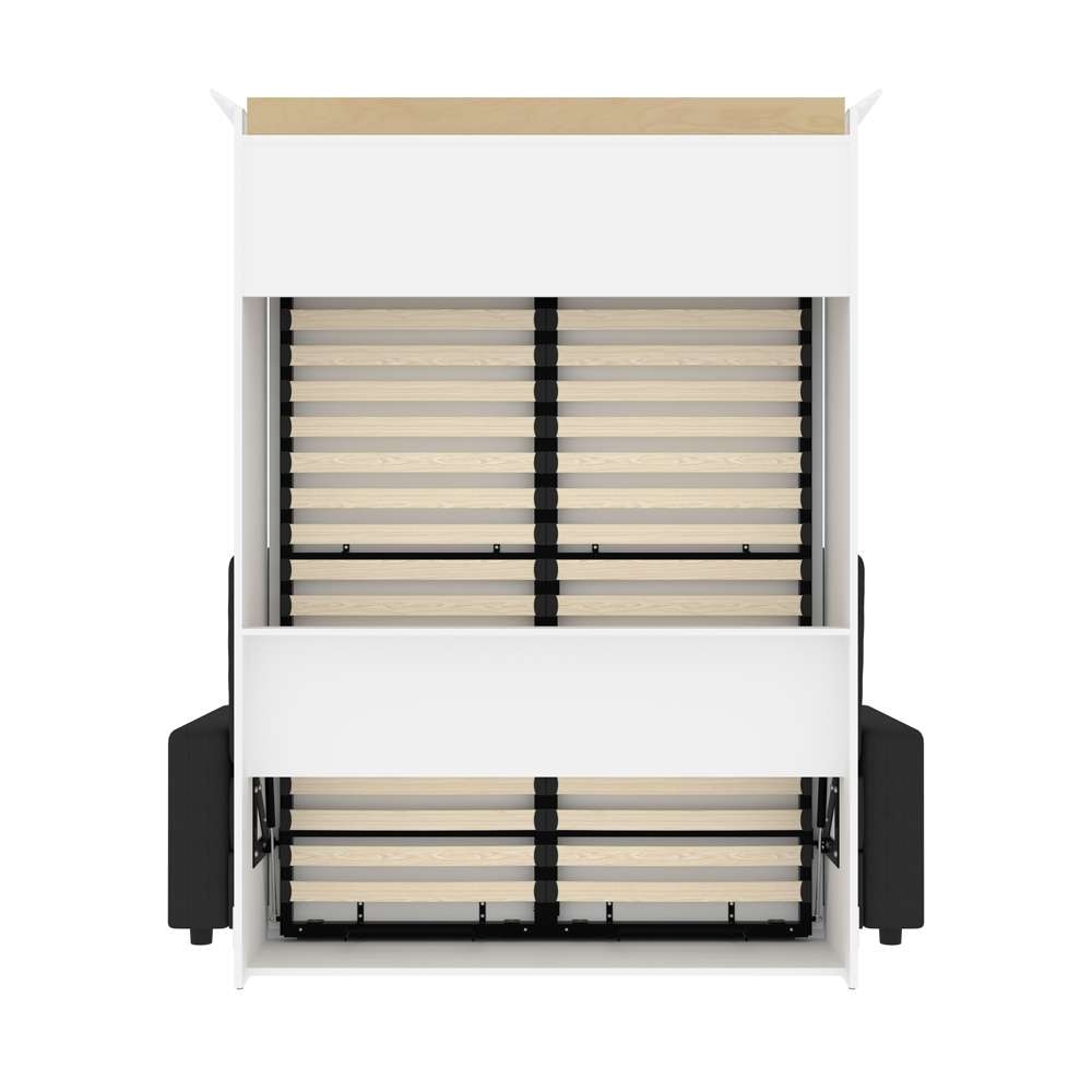 Bestar - Versatile Full Murphy Bed with Sofa (73W) in White - 40720-000017 veiw 9