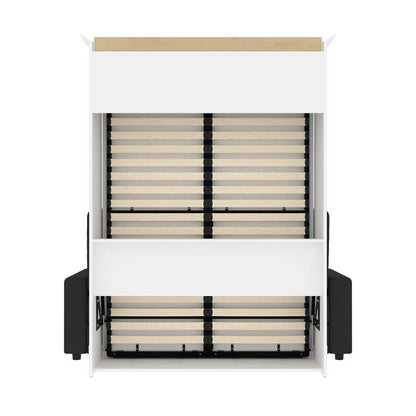 Bestar - Versatile Full Murphy Bed with Sofa (73W) in White - 40720-000017 veiw 9