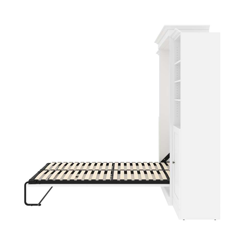 Bestar - Versatile Queen Murphy Bed and 2 Storage Cabinets (115W) in White - 40884-17 veiw 10