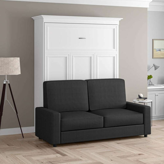 Bestar - Versatile Queen Murphy Bed with Sofa (78W) in White - 40721-000017 veiw 2