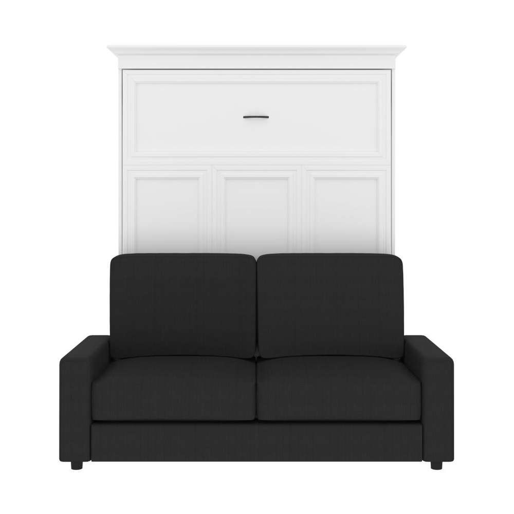 Bestar - Versatile Queen Murphy Bed with Sofa (78W) in White - 40721-000017 veiw 4