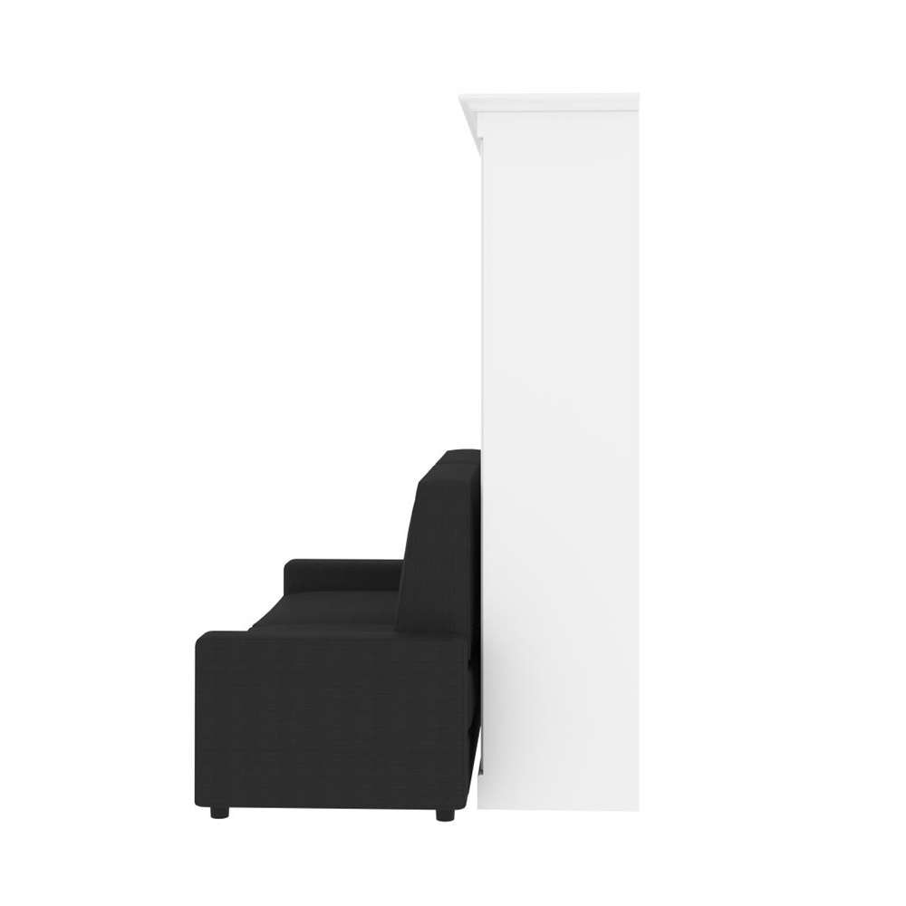 Bestar - Versatile Queen Murphy Bed with Sofa (78W) in White - 40721-000017 veiw 6
