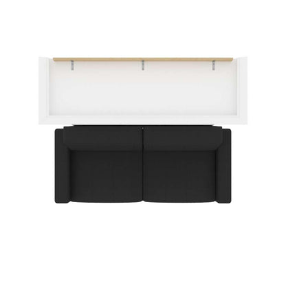 Bestar - Versatile Queen Murphy Bed with Sofa (78W) in White - 40721-000017 veiw 11