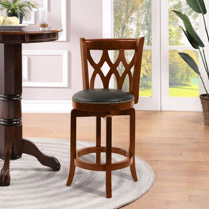 Boraam - 24in Cathedral Swivel Stool in Cherry - 40324 veiw 4