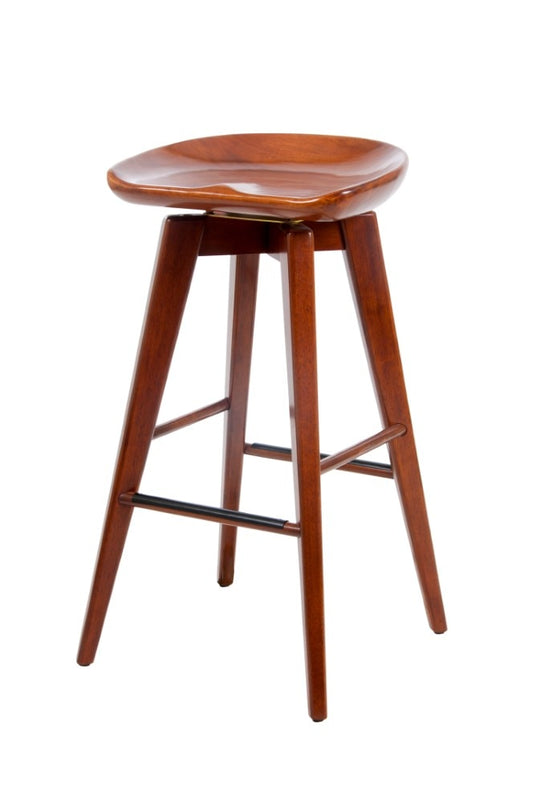 Boraam - 29in Bali Swivel Stool in Walnut - 55129 veiw 1