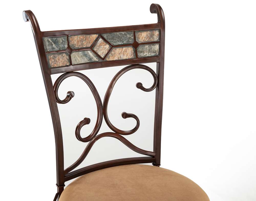 Boraam - 29in Beau Swivel Stool in Black and Gold - 80516 veiw 3