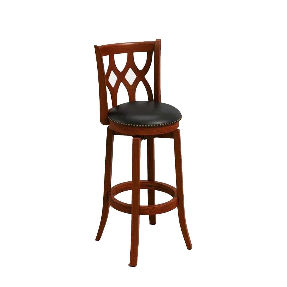 Boraam - 29in Cathedral Swivel Stool in Cherry - 40329 veiw 1