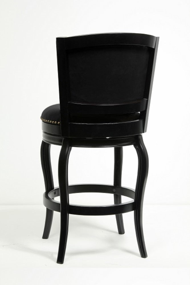 Boraam - 29in Harris Memory Swivel Stool in Black - 51329 veiw 2