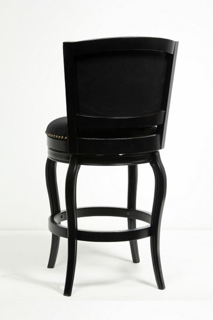 Boraam - 29in Harris Memory Swivel Stool in Black - 51329 veiw 2