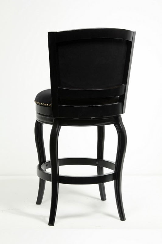 Boraam - 29in Harris Memory Swivel Stool in Black - 51329 veiw 2