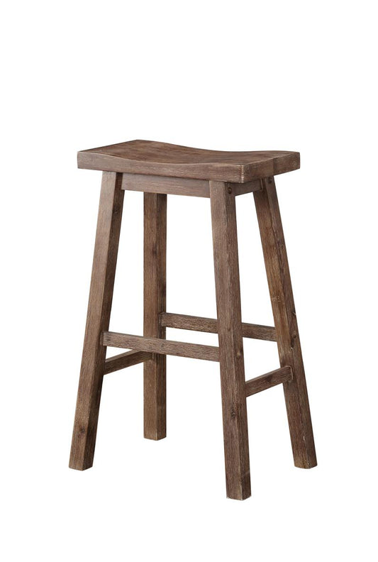 Boraam - 29in Sonoma Wire-Brush Saddle Stool - 75029 veiw 1