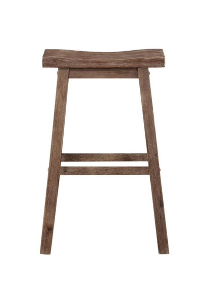 Boraam - 29in Sonoma Wire-Brush Saddle Stool - 75029 veiw 2