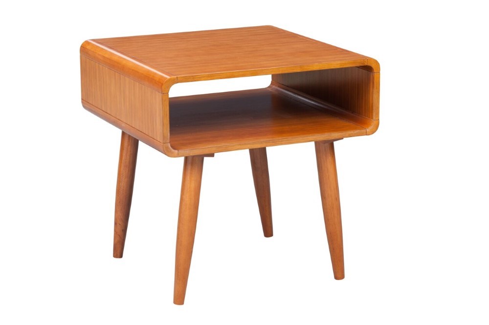 Boraam - Zebra Series Alborg End Table in Walnut - 33511 veiw 1