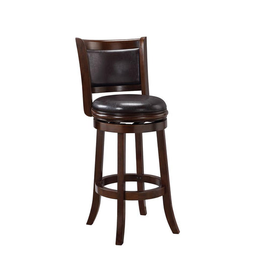 Boraam - Augusta Swivel Bar Stool - Cappuccino/Dark Brown - 46829 veiw 1