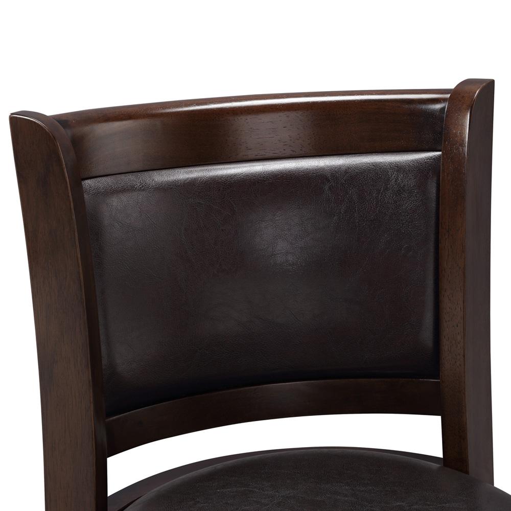 Boraam - Augusta Swivel Bar Stool - Cappuccino/Dark Brown - 46829 veiw 3