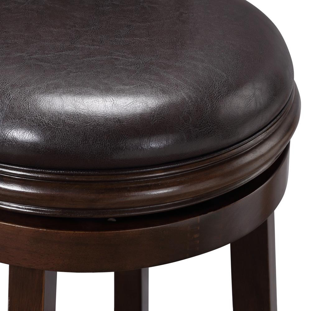 Boraam - Augusta Swivel Bar Stool - Cappuccino/Dark Brown - 46829 veiw 8