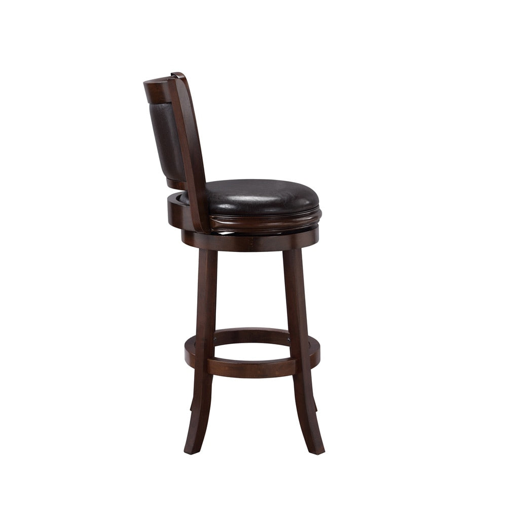 Boraam - Augusta Swivel Bar Stool - Cappuccino/Dark Brown - 46829 veiw 9