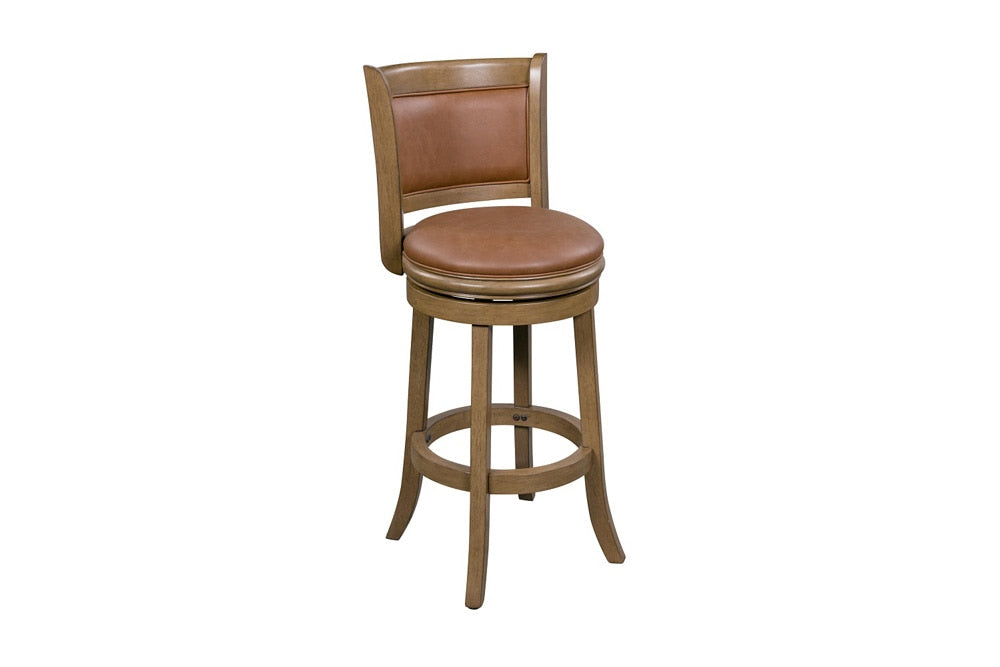 Boraam - Augusta Swivel Counter Stool - Distressed Sandrift - 58824 veiw 1