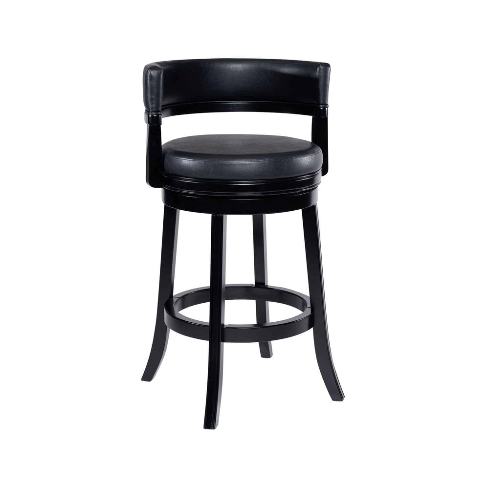 Boraam - Balen Bar Height Swivel Stool - Black - 90329 view 1
