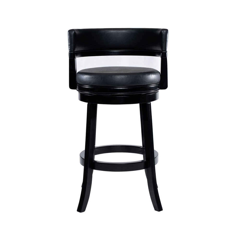 Boraam - Balen Bar Height Swivel Stool - Black - 90329 view 2