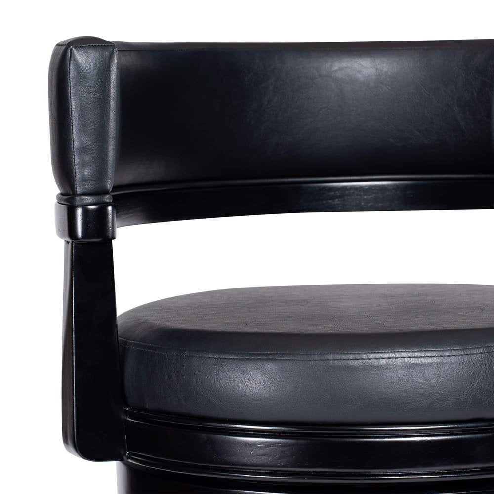 Boraam - Balen Bar Height Swivel Stool - Black - 90329 view 5